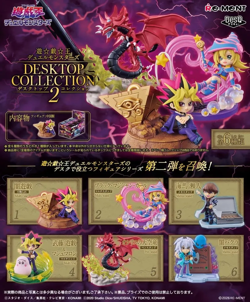 Yu-Gi-Oh! Mini Figures Desktop Collection 2 Blind Box Display (6)